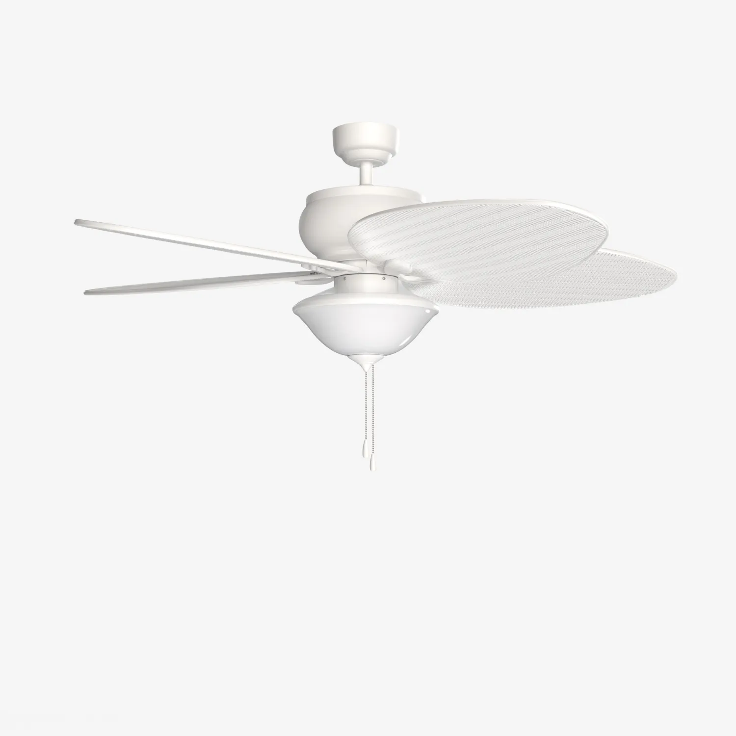 Solana White Pull Chain Indoor Outdoor Ceiling Fan PBR 3D Model_03